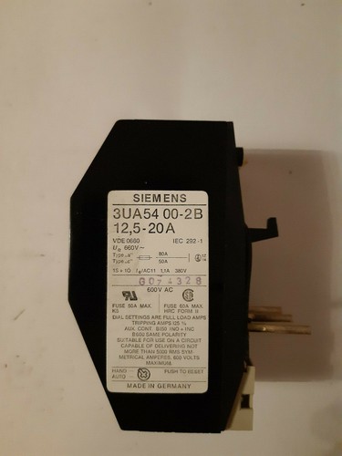 Siemens 3ua54 2b - 3ua54, 00-2b